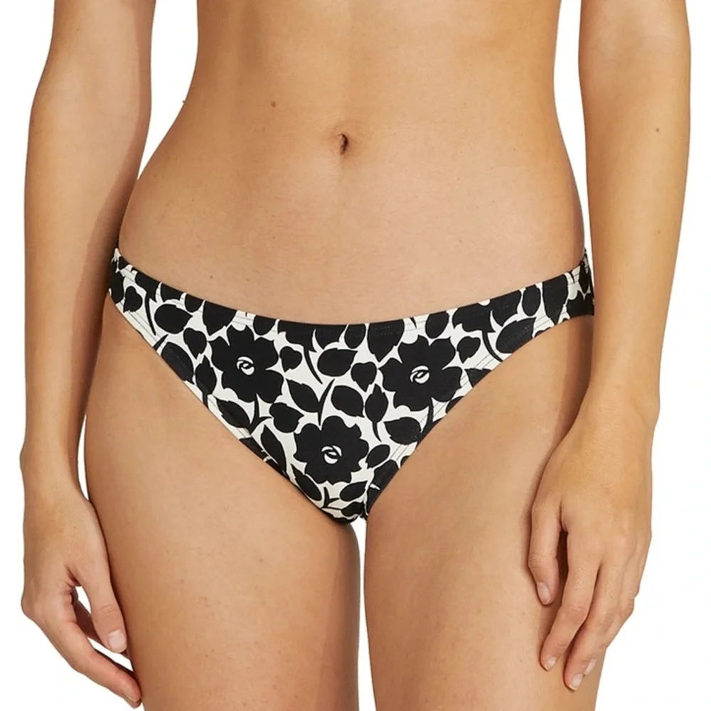 Kate Spade Ivory & Black Bikini Set in Rosy Garden